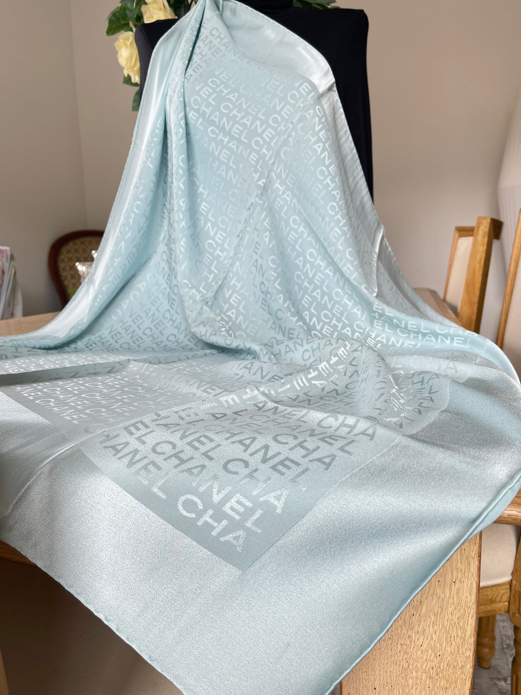 CHANEL carré foulard schal sjaal seide silk soie