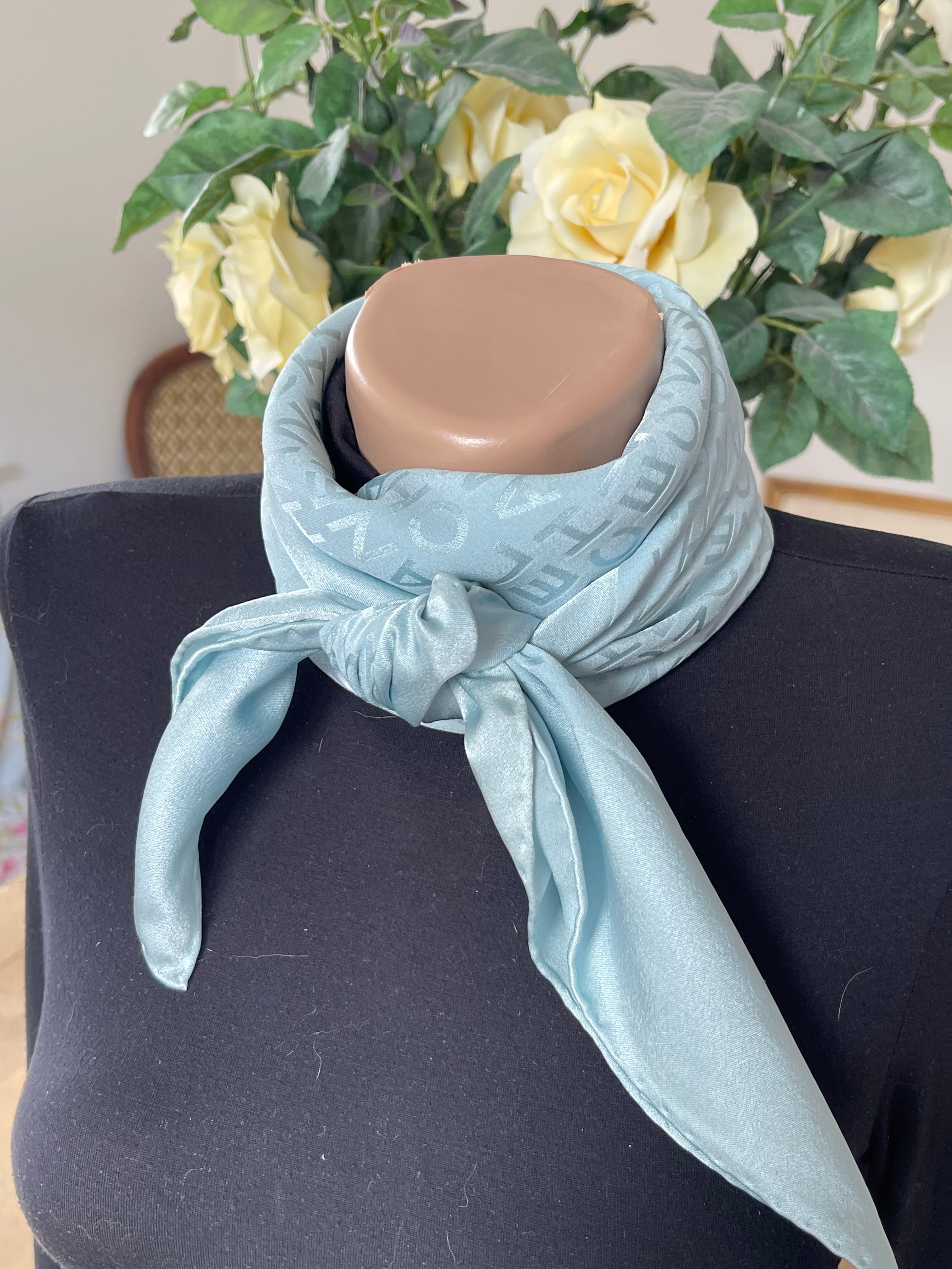 CHANEL carré foulard schal sjaal seide silk soie