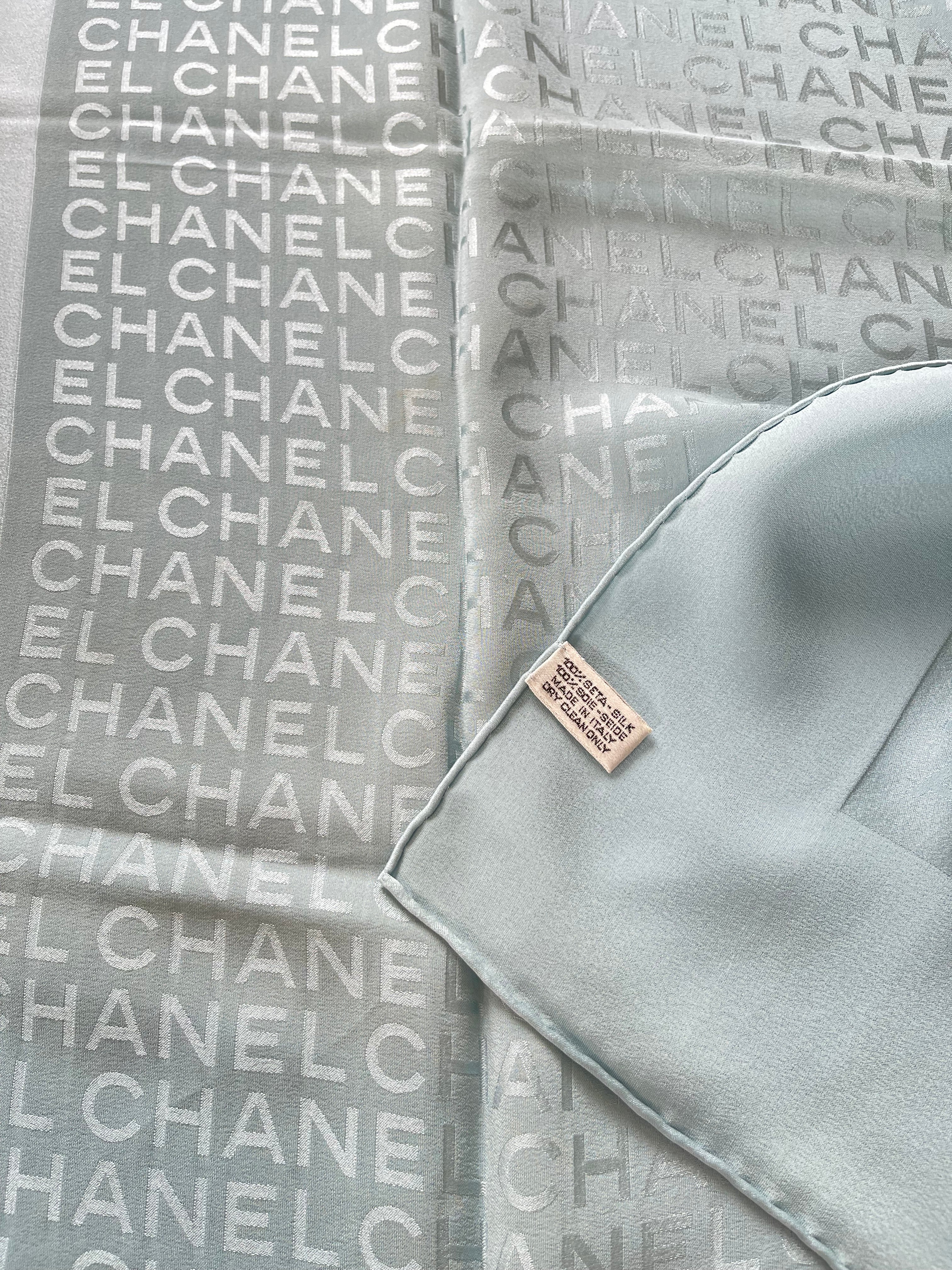 CHANEL carré foulard schal sjaal seide silk soie