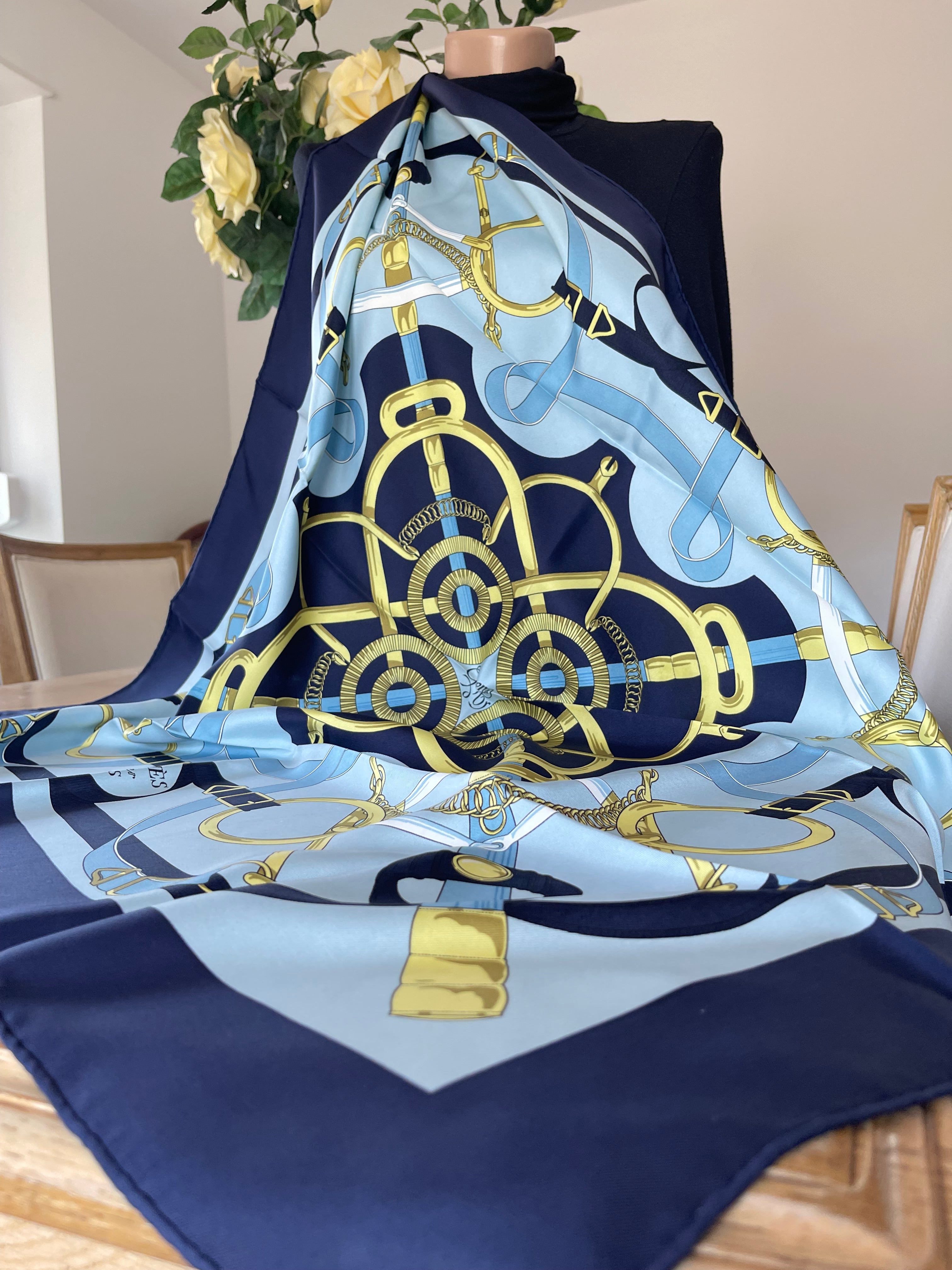Hermes Epren D'or carré schal scarf seide soie silk