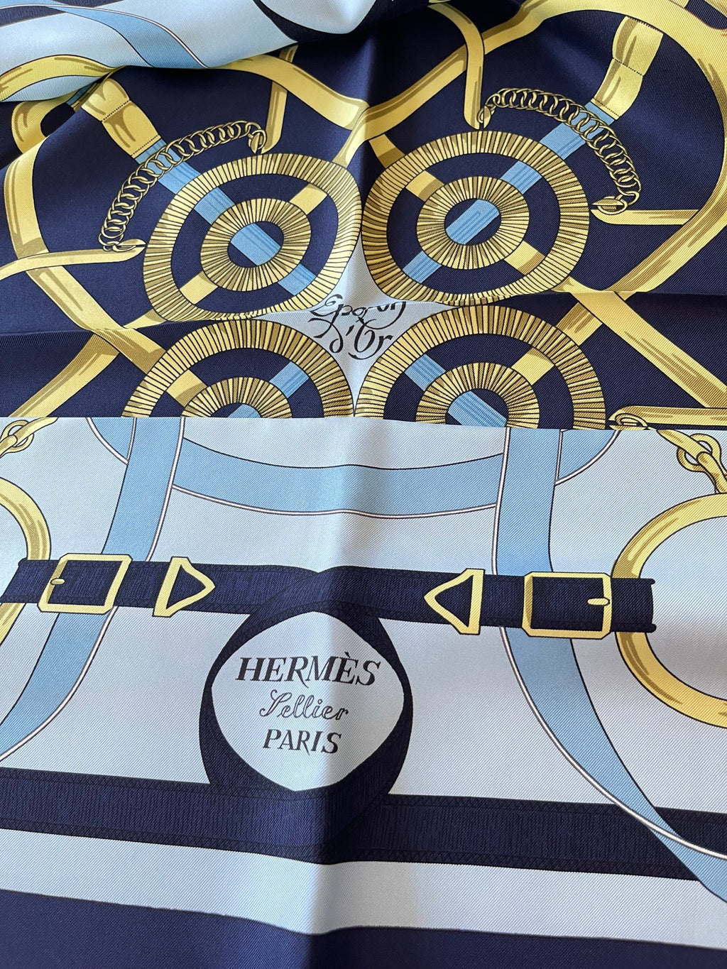Hermes Epren D'or carré schal scarf seide soie silk