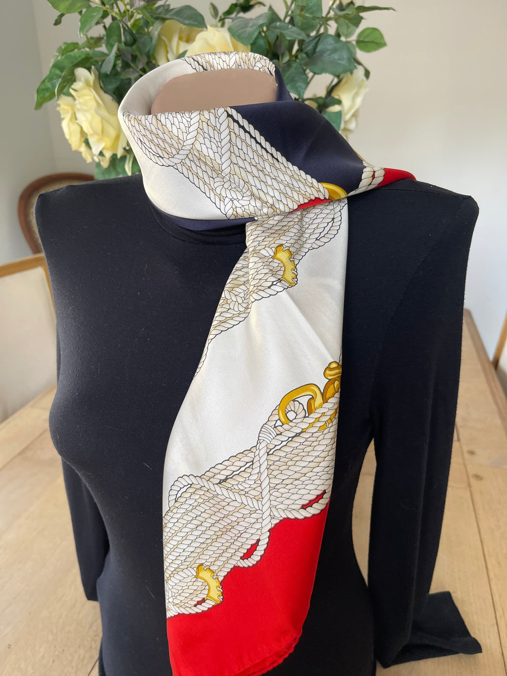 Valentino carré scarf foulard sjaal seide silk soie