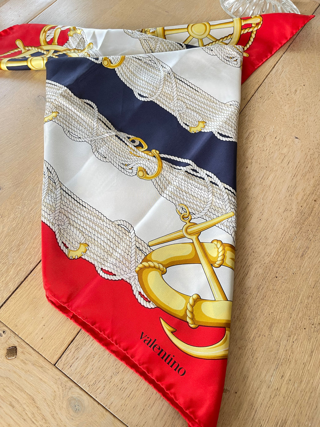 Valentino carré scarf foulard sjaal seide silk soie