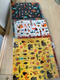 Lot 2 foulards carré silk seide soie schal
