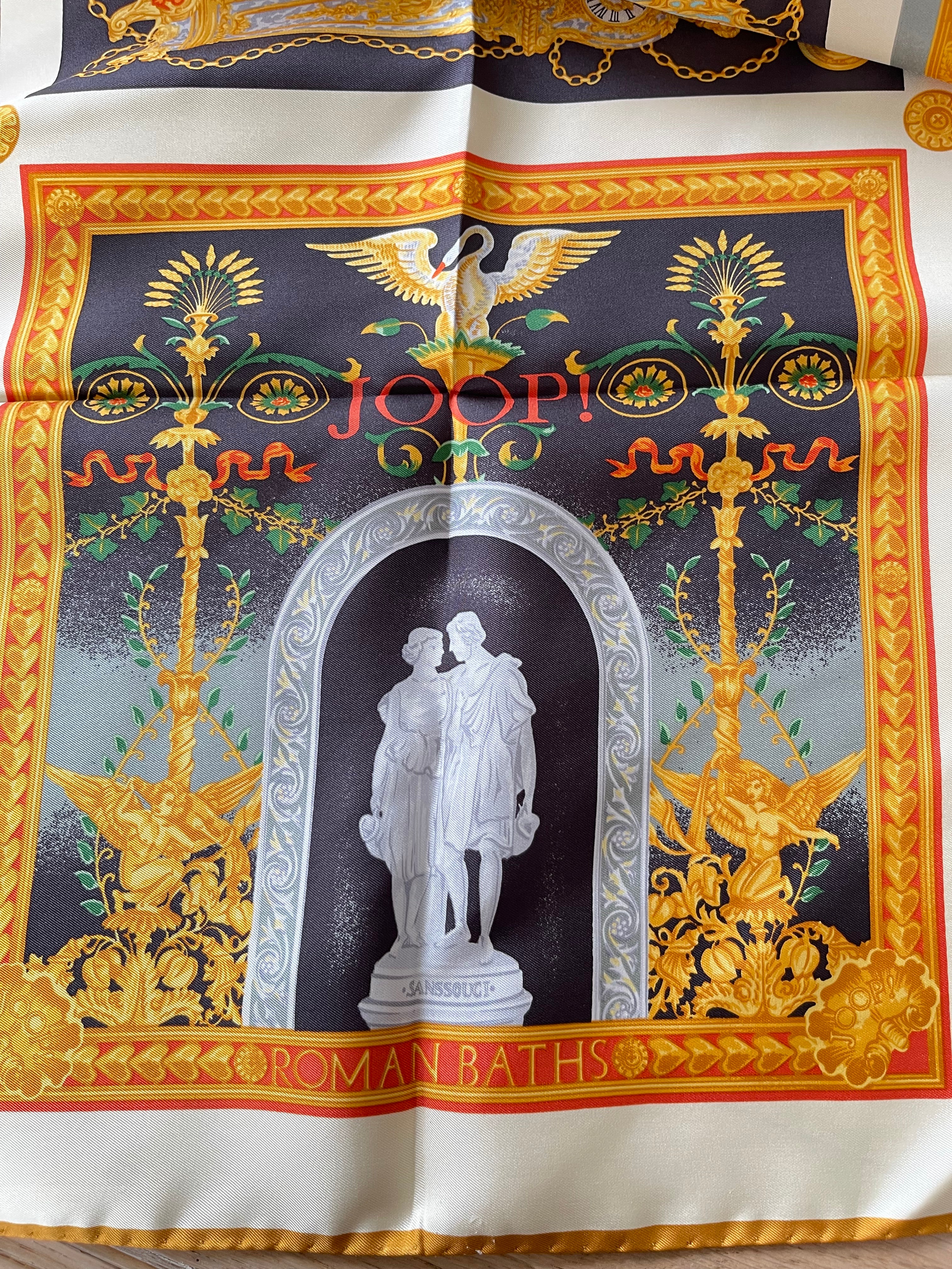 Foulard carré JOOP! schal scarf silk seide soie